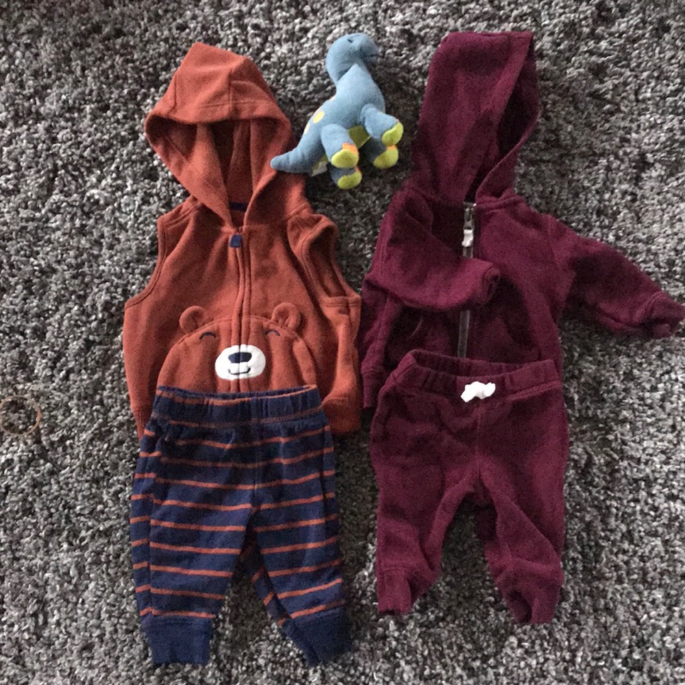 2 hoodie carters outfits